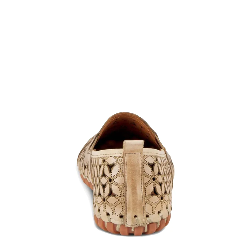Spring Step Femmes Flowerflow Mocassin en Beige