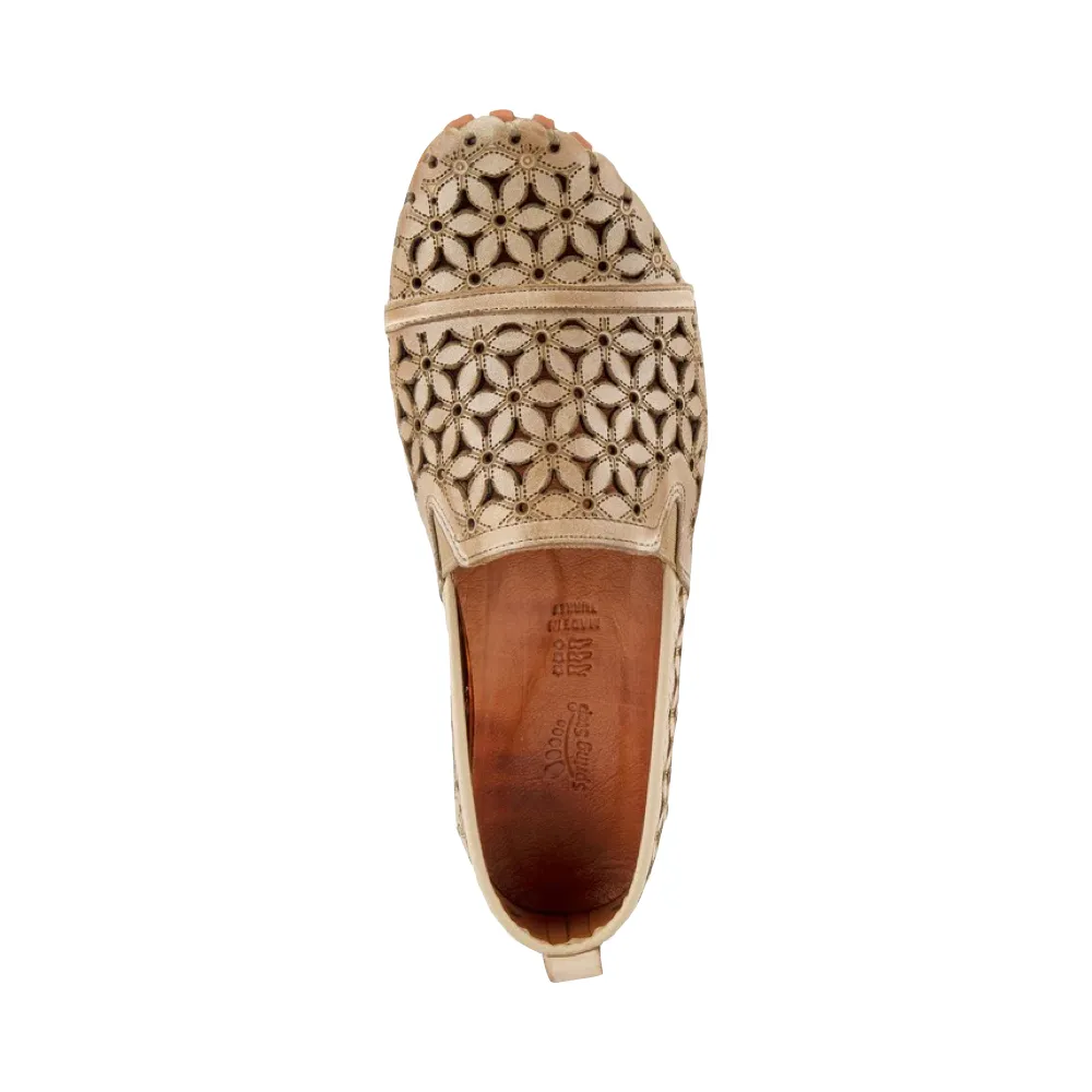 Spring Step Femmes Flowerflow Mocassin en Beige