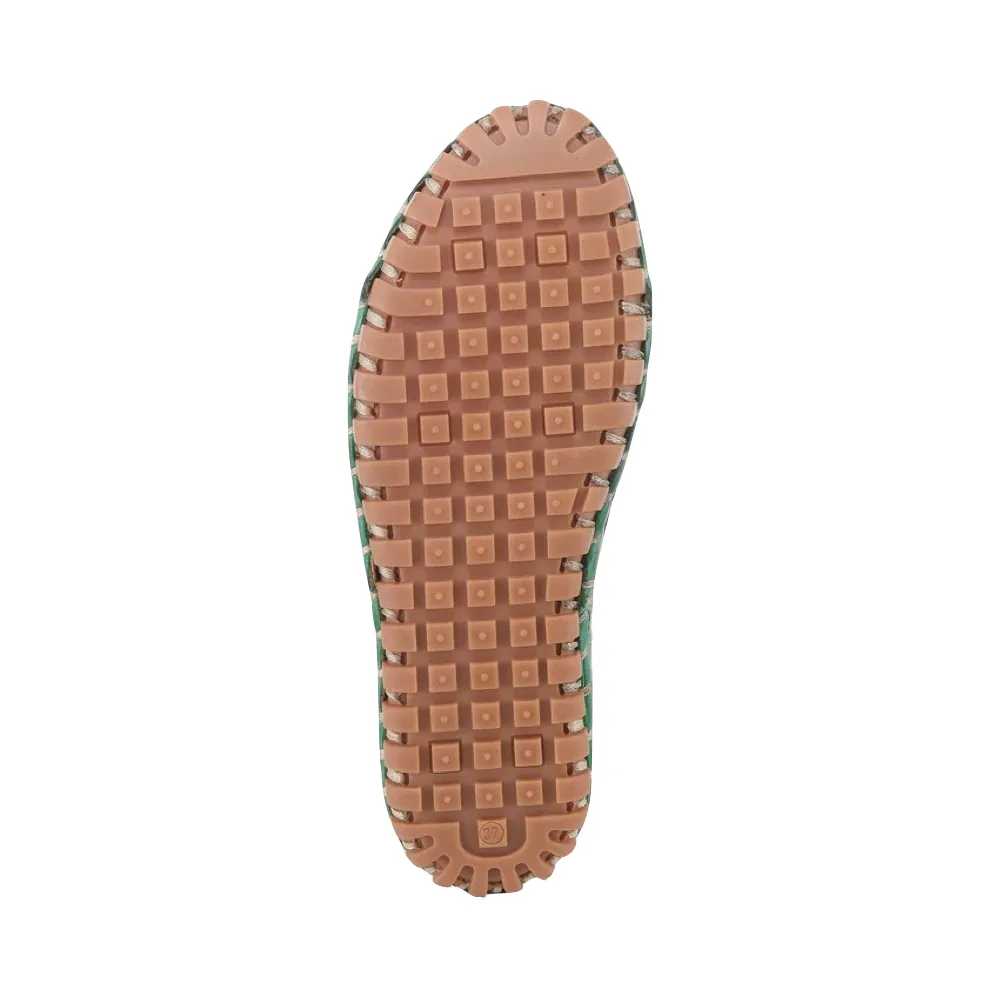 Spring Step Femme Fusaro Mocassin Plat en Vert