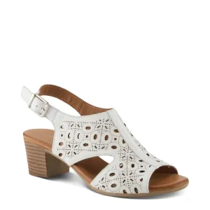 Sandale à talons Kovach pour femmes Spring Step en blanc