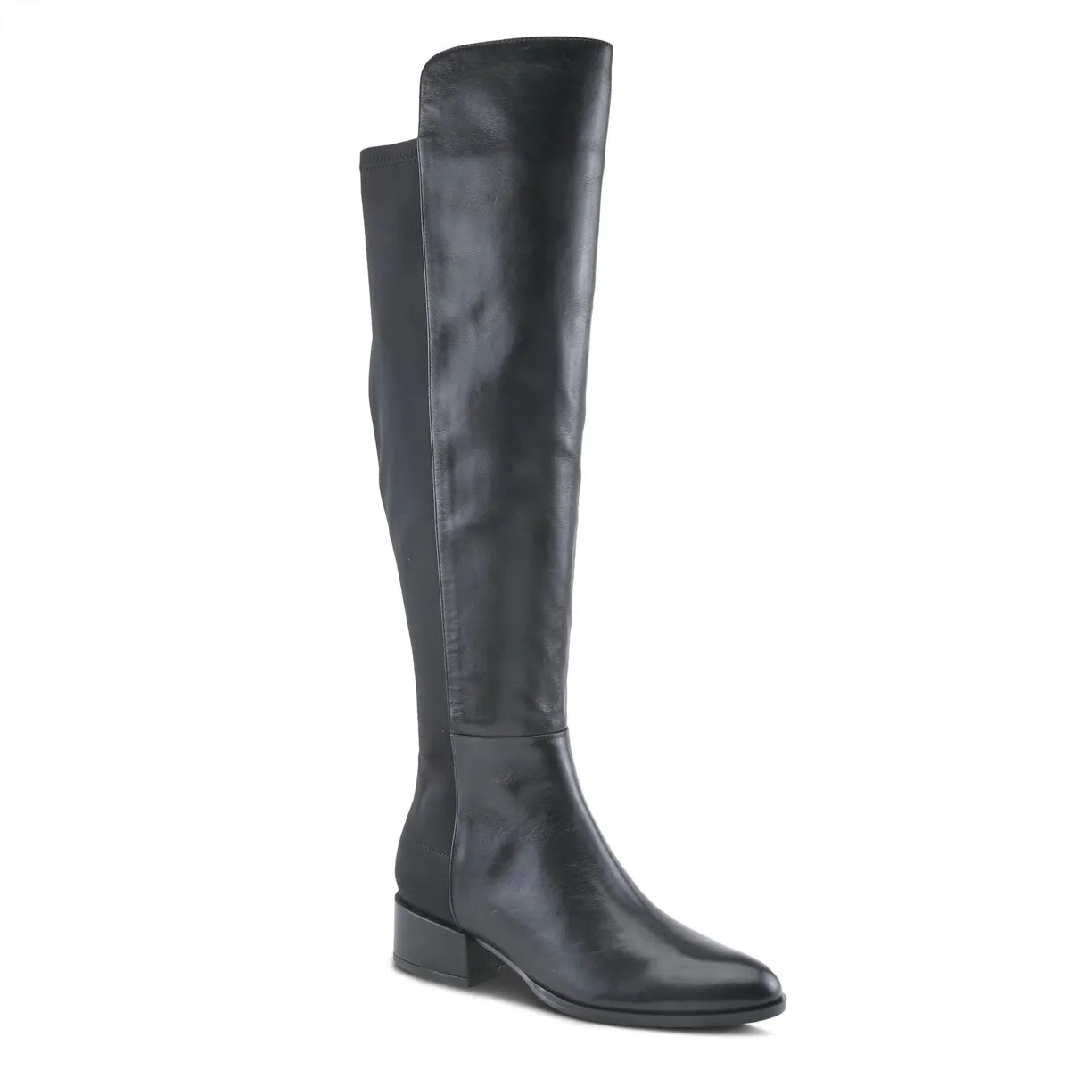 Spring Step Femme Rider Noir en Cuir Extensible