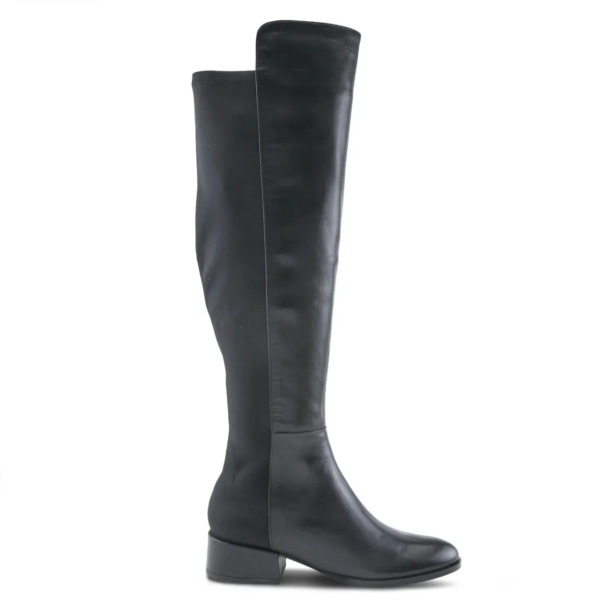 Spring Step Femme Rider Noir en Cuir Extensible