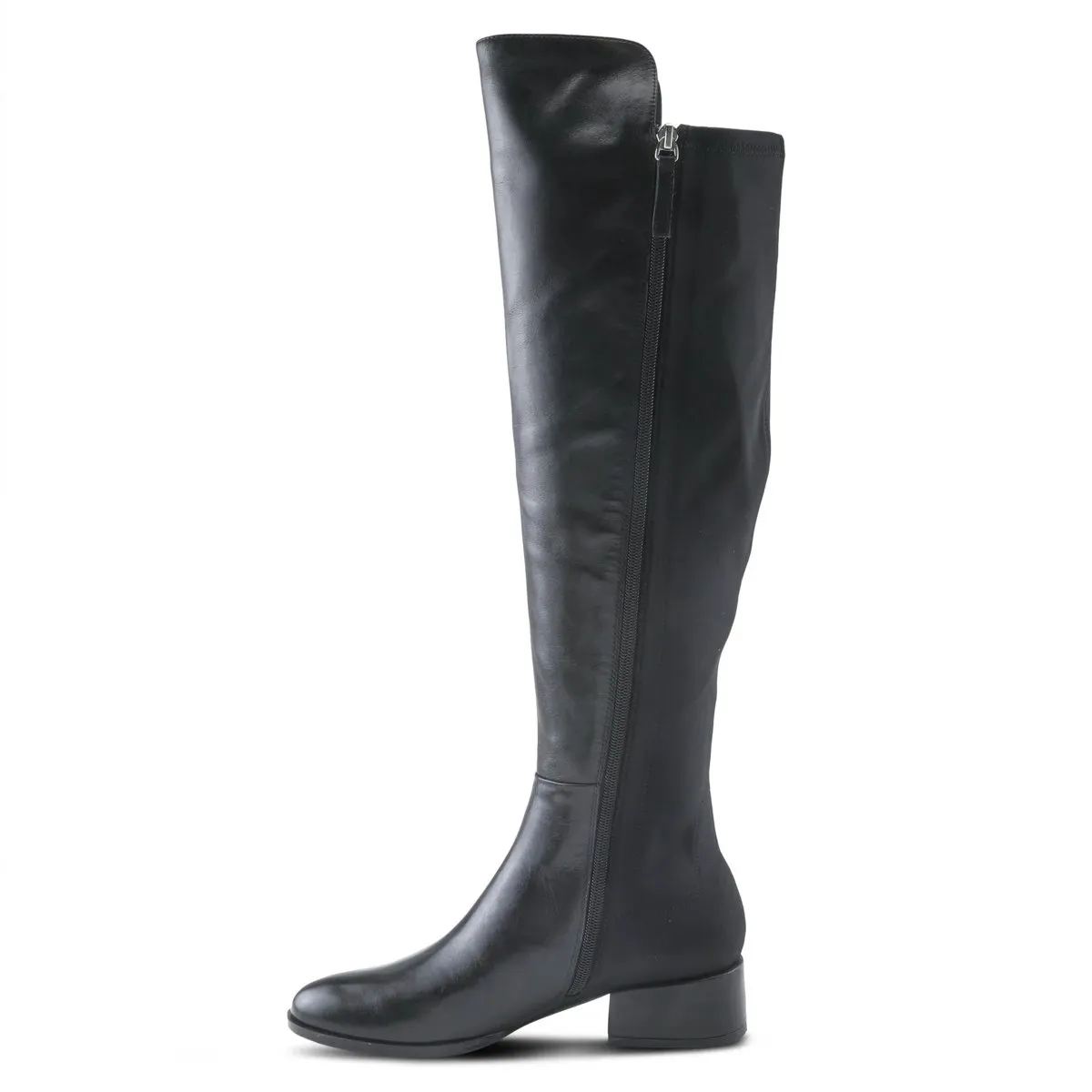 Spring Step Femme Rider Noir en Cuir Extensible