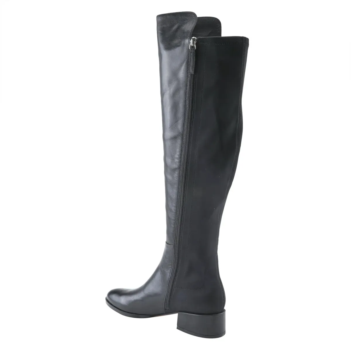 Spring Step Femme Rider Noir en Cuir Extensible