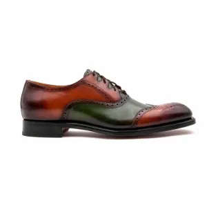 Stephen Chaussures à Lacets - Camel/Vert