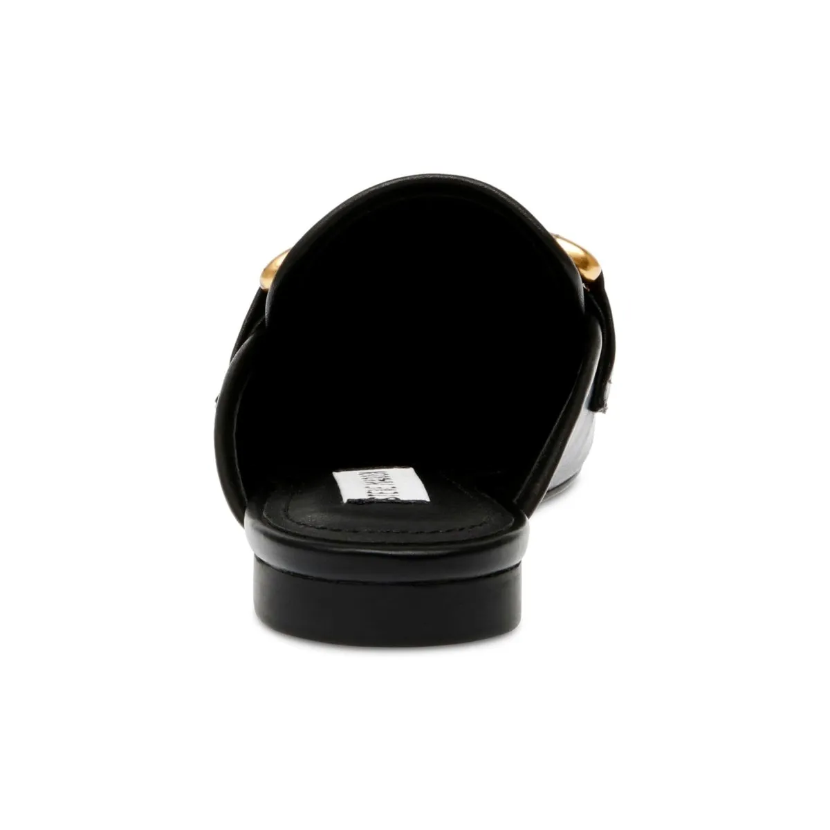 Steve Madden Femmes Fortunate en Cuir Noir