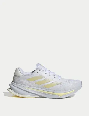Chaussures de course Supernova Rise - Blanc nuage/Métallisé zéro/Jaune pâle