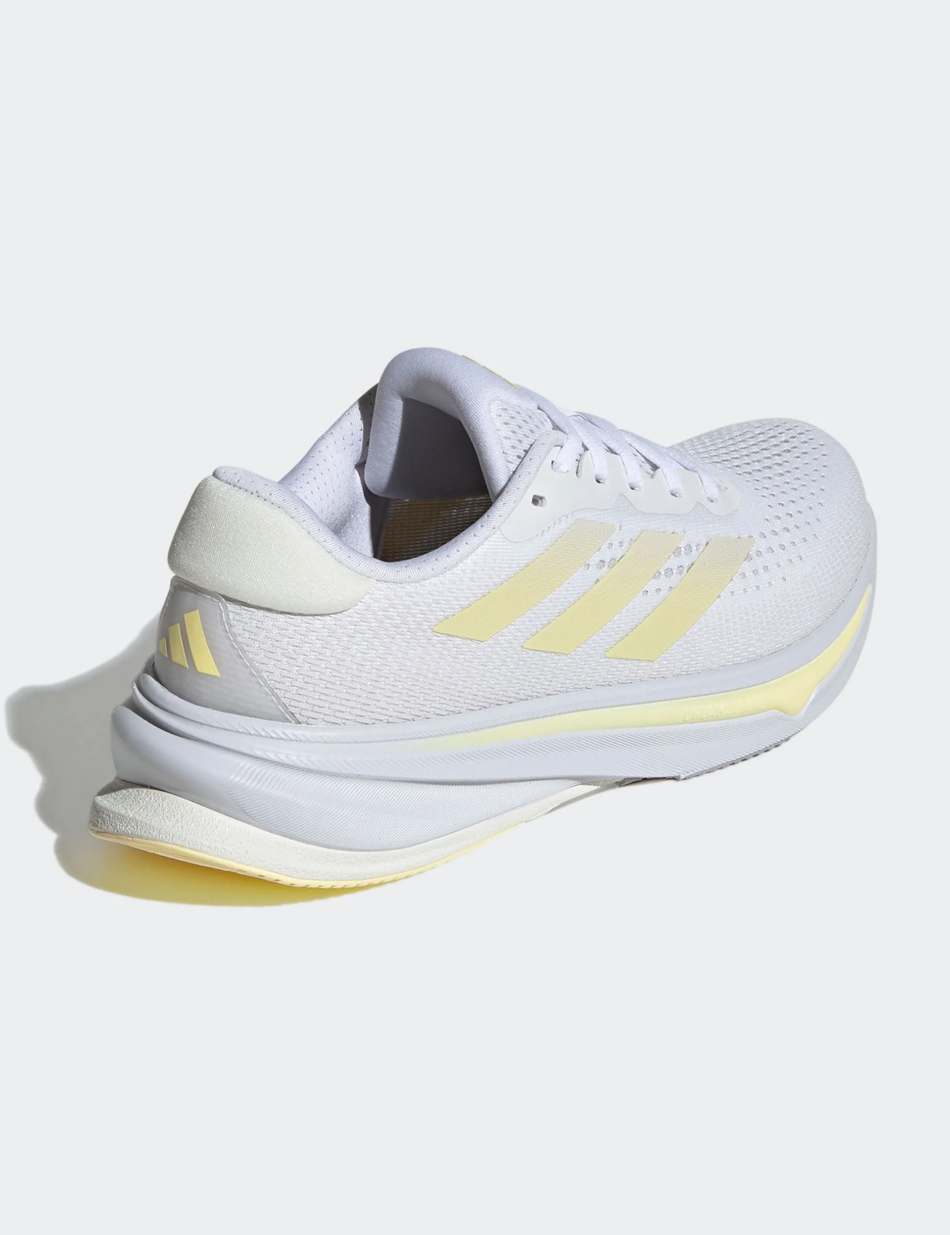 Chaussures de course Supernova Rise - Blanc nuage/Métallisé zéro/Jaune pâle