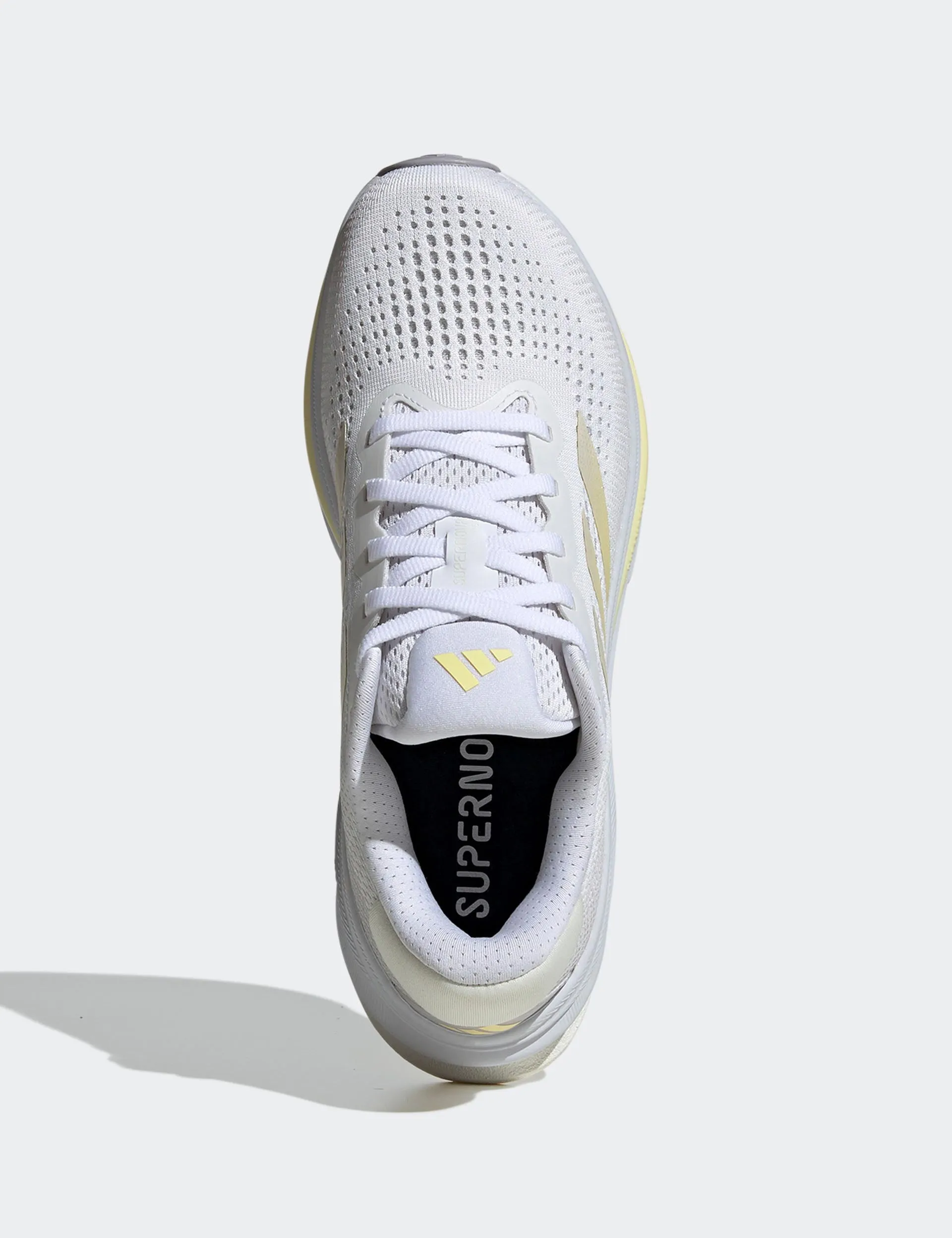 Chaussures de course Supernova Rise - Blanc nuage/Métallisé zéro/Jaune pâle