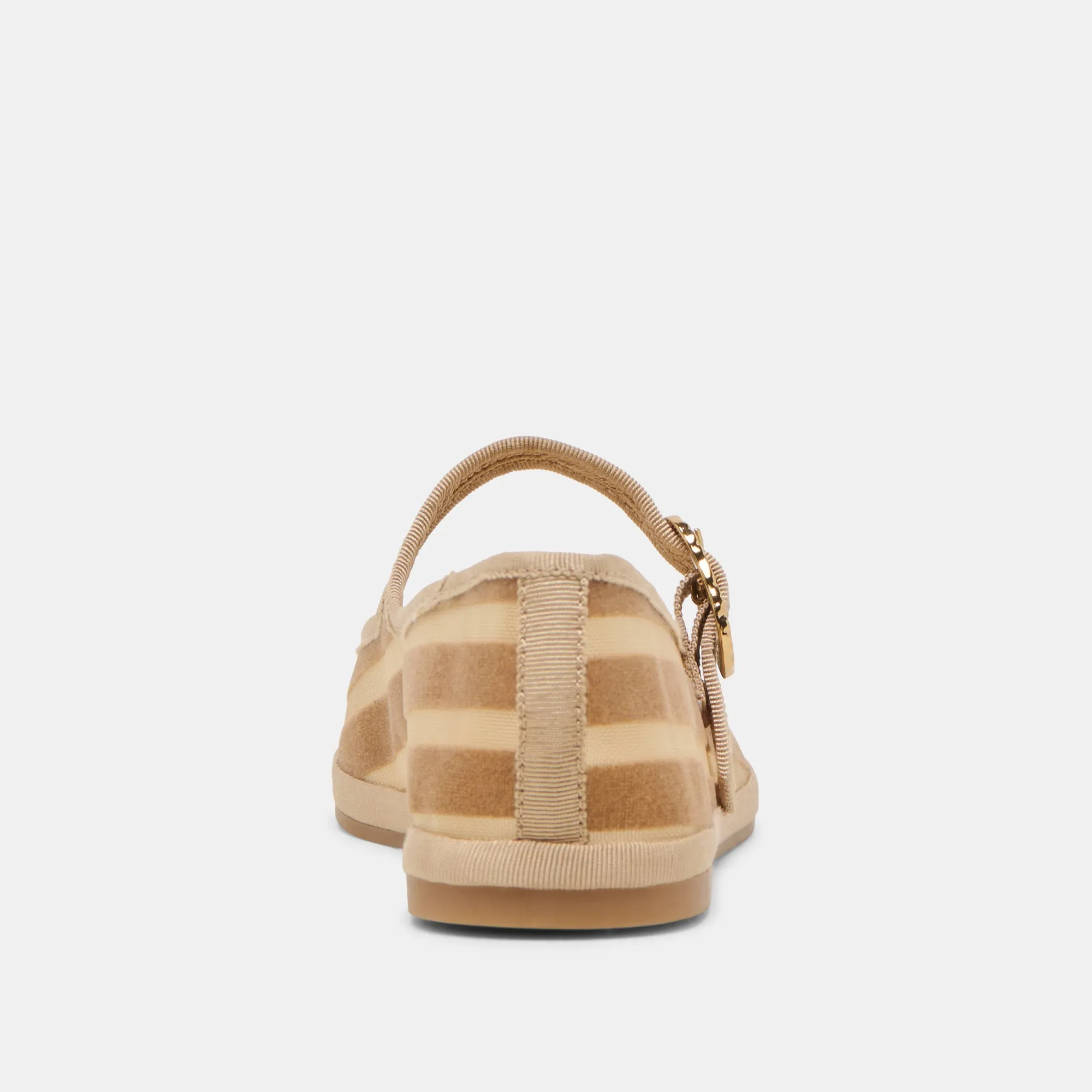 BALLERINES TAMEKA MÉSHÉ RAYÉES BEIGE