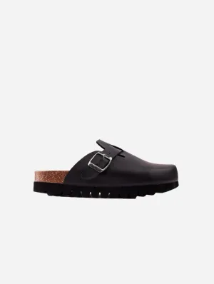 Sandales véganes Taro pour femme avec semelle confort | Noir