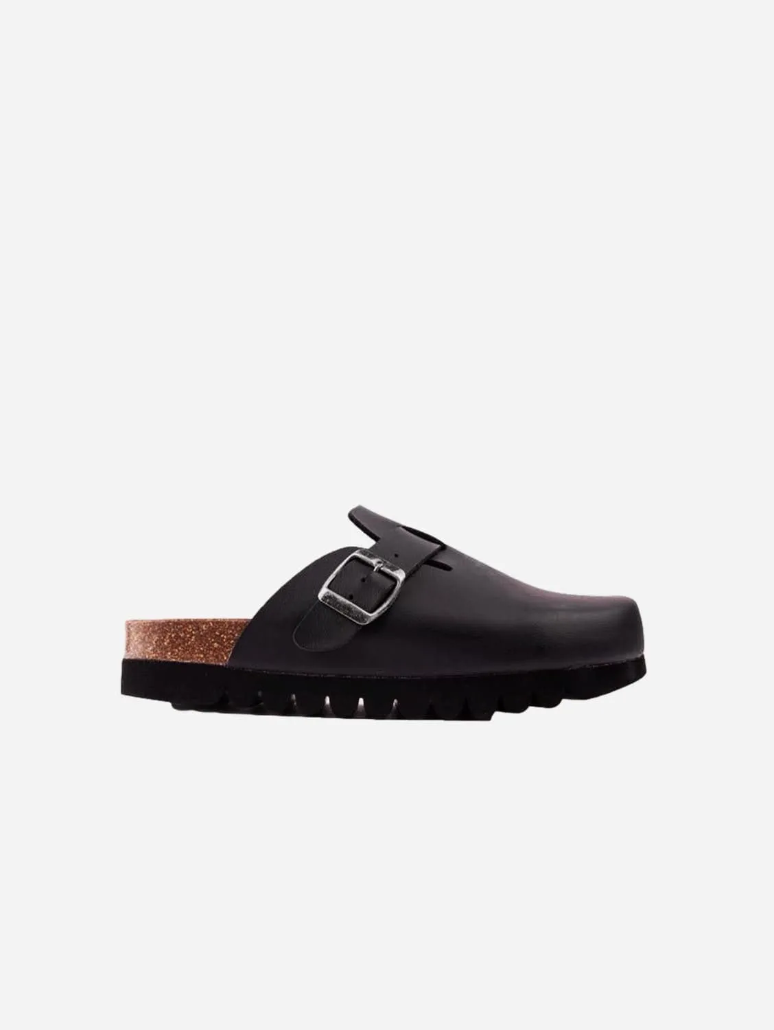 Sandales véganes Taro pour femme avec semelle confort | Noir