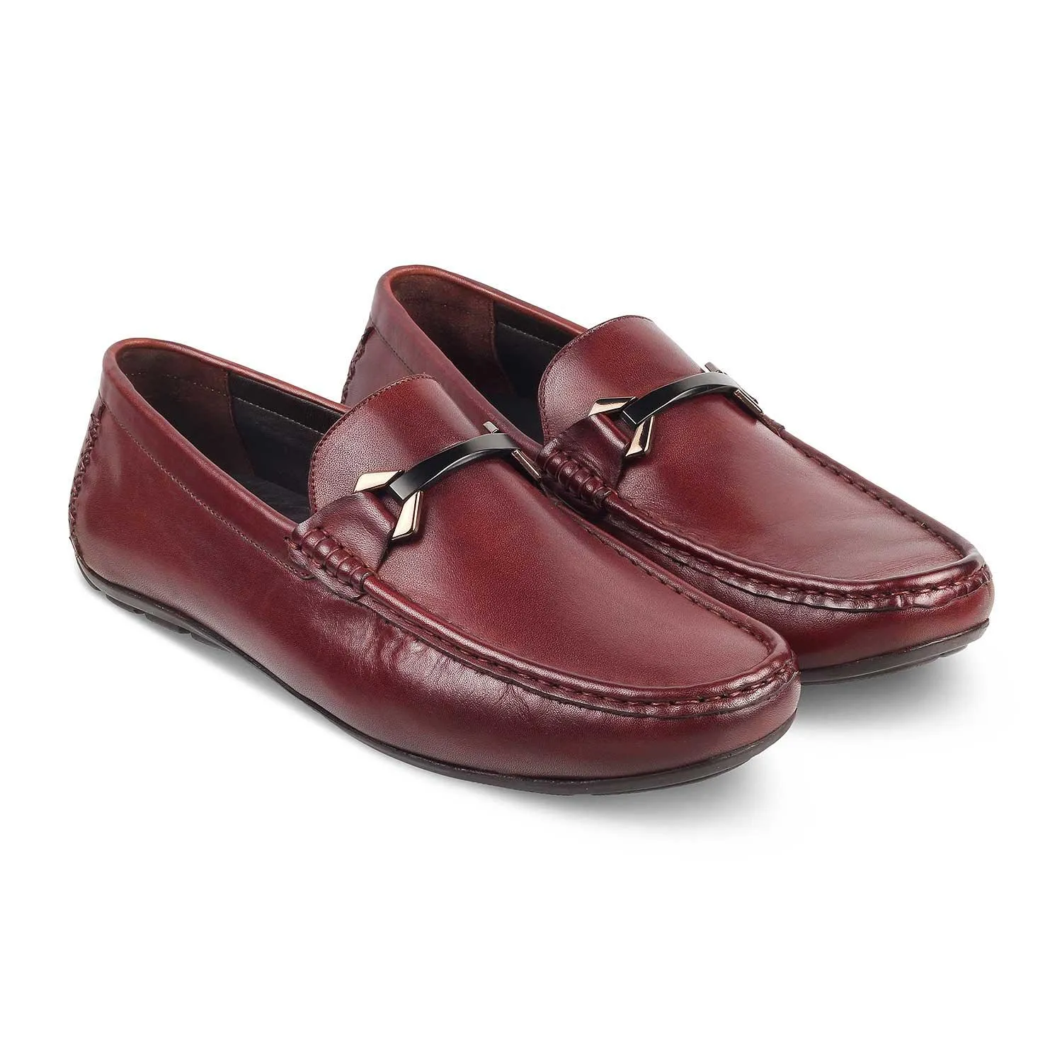 Les mocassins de conduite en cuir pour hommes Sobuck Tan Tresmode