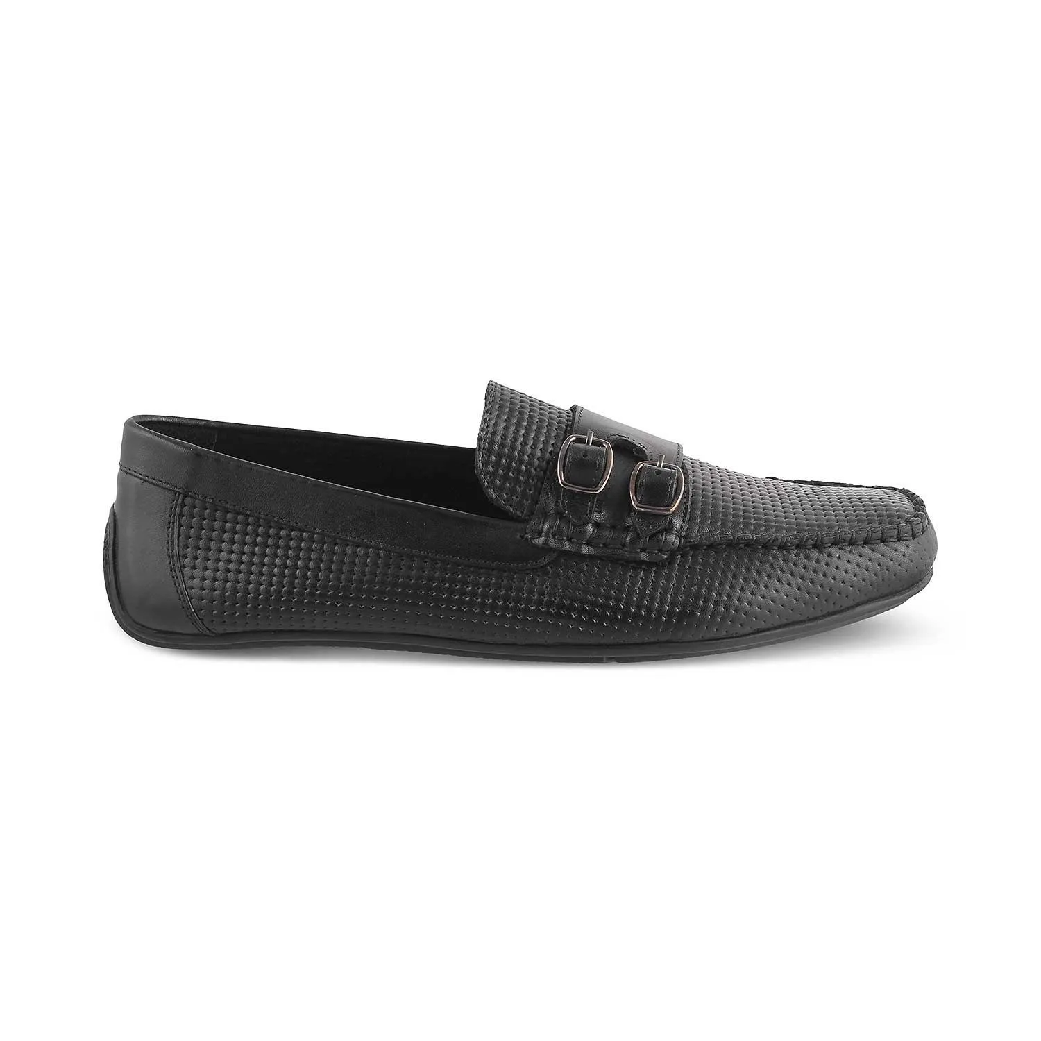 Les Chaussures Double Moine pour Homme Yosa Black Tresmode