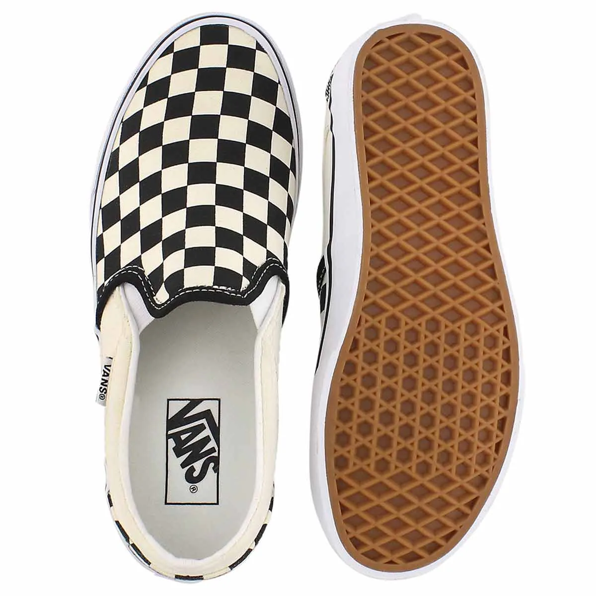 Vans W Asher Slip à Carreaux