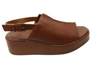 Via Paula Charlene Sandales Plateforme Confort Brésiliennes en Cuir pour Femme Via Paula Chaussures