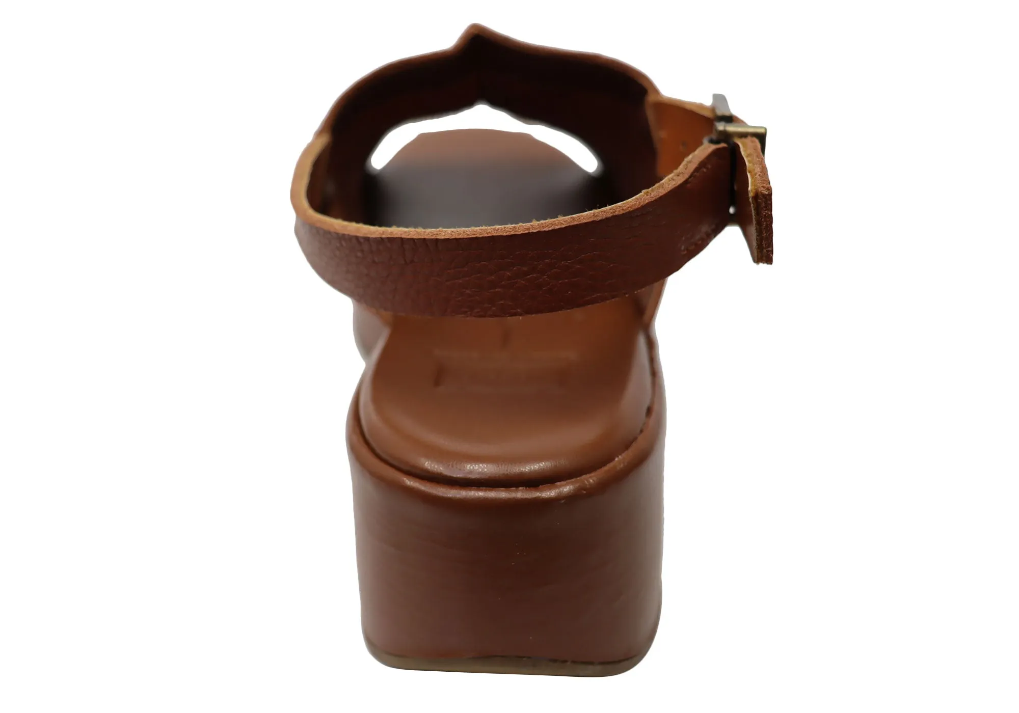 Via Paula Charlene Sandales Plateforme Confort Brésiliennes en Cuir pour Femme Via Paula Chaussures