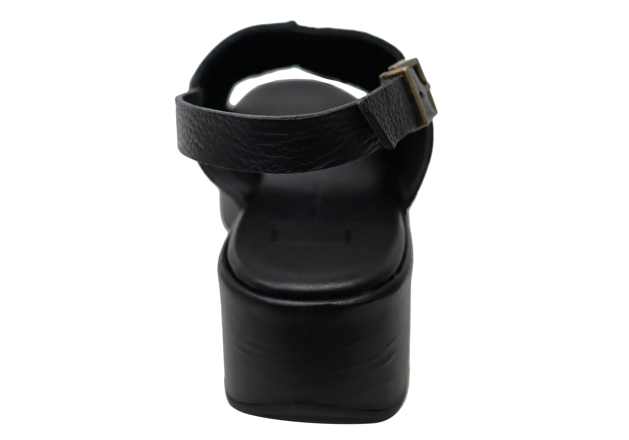 Via Paula Charlene Sandales Plateforme Confort Brésiliennes en Cuir pour Femme Via Paula Chaussures