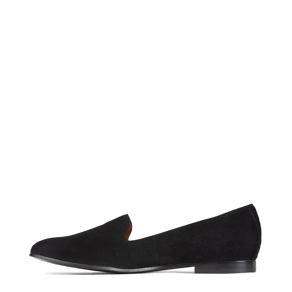 Vionic Femme Willa Mocassin en Daim à Enfiler Noir