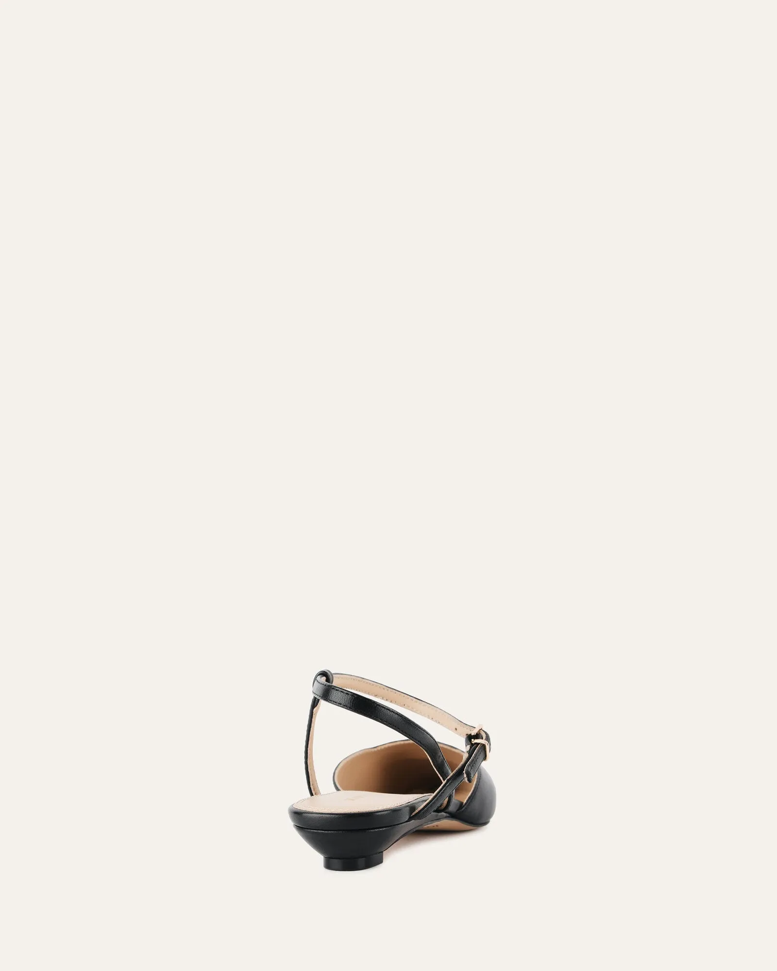 VIRGINIE BALLERINES NOIRES EN CUIR