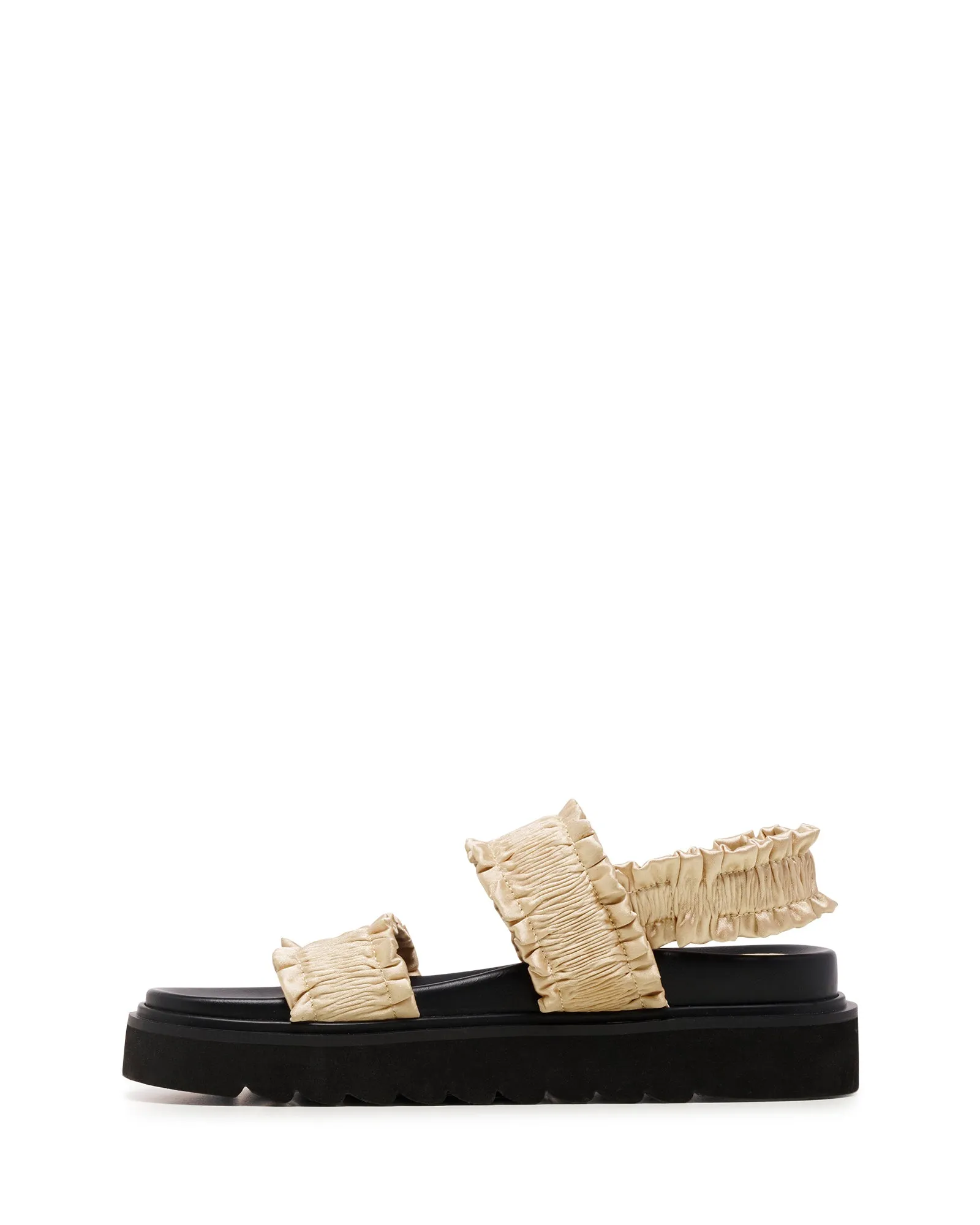 Vissta Sandal Bone Satin