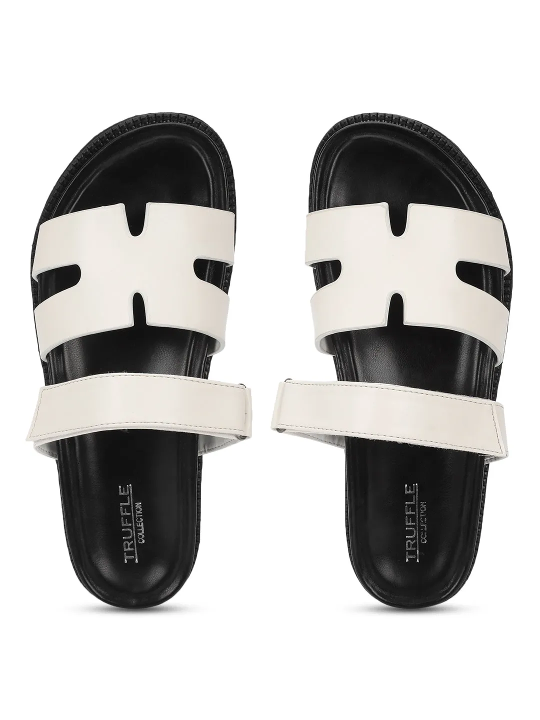 Mules en PU blanc (TC-ST12ORRY-WHT)