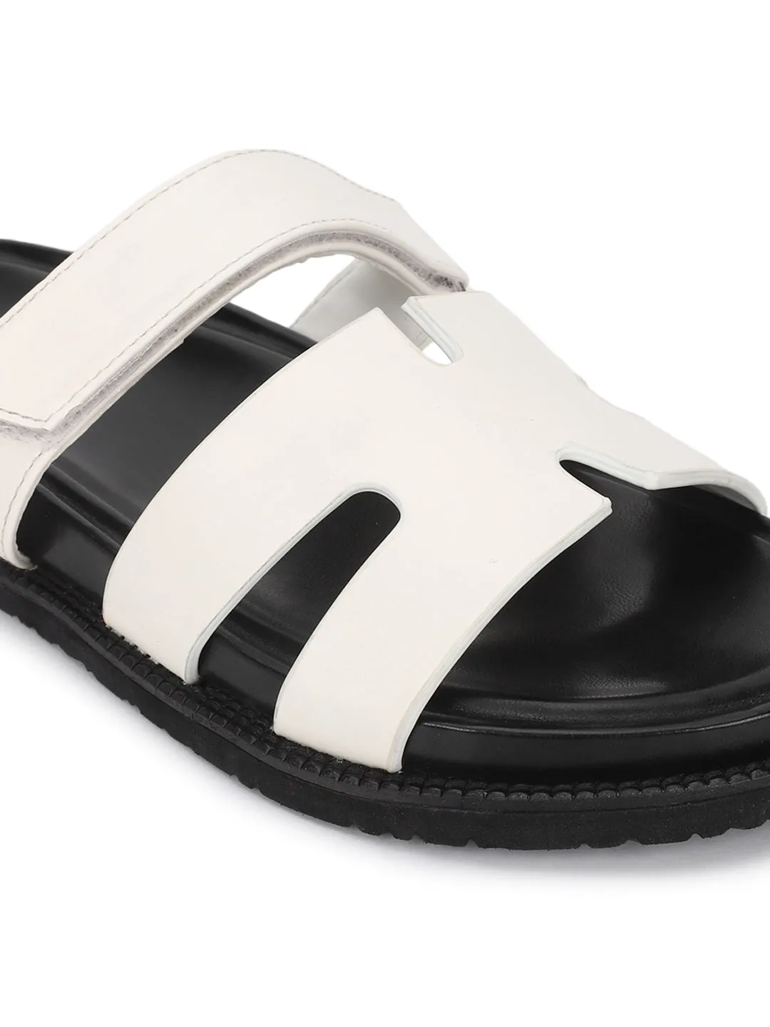 Mules en PU blanc (TC-ST12ORRY-WHT)