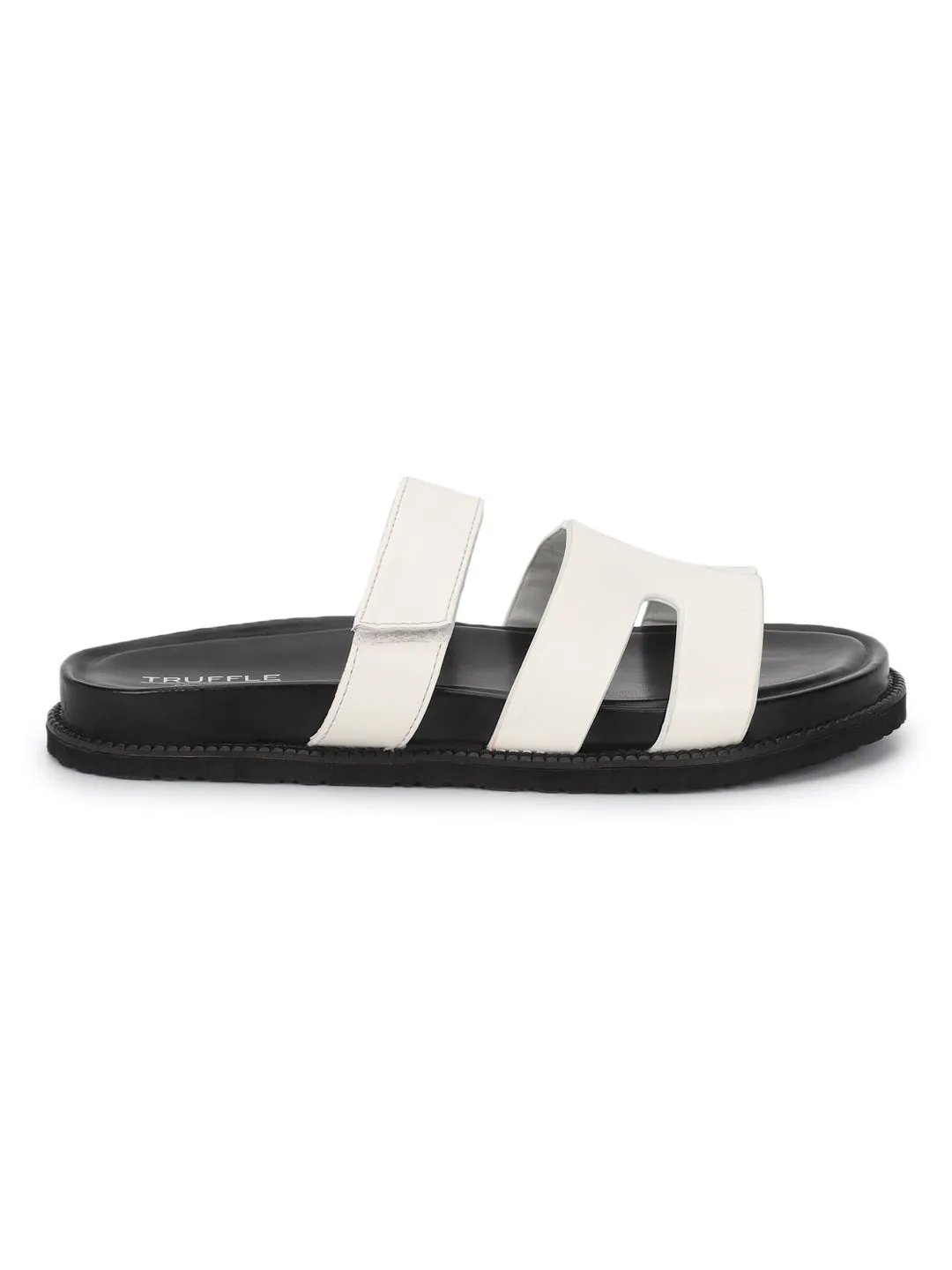 Mules en PU blanc (TC-ST12ORRY-WHT)