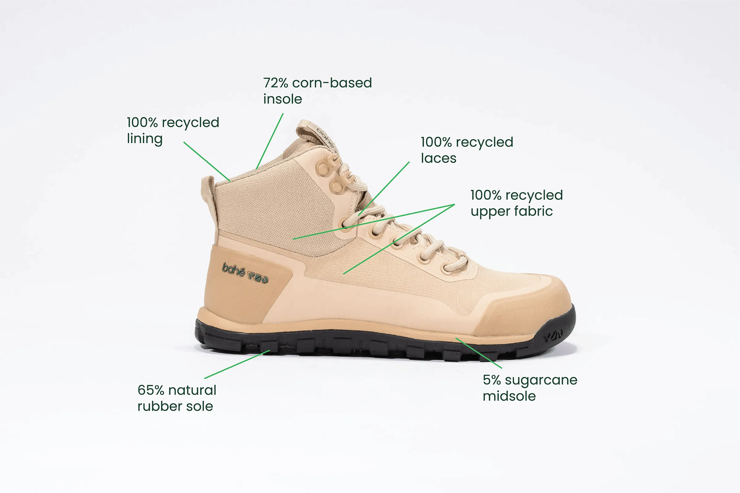 Bottes de randonnée pieds nuls pour femmes Rediscover Grounding | Dune