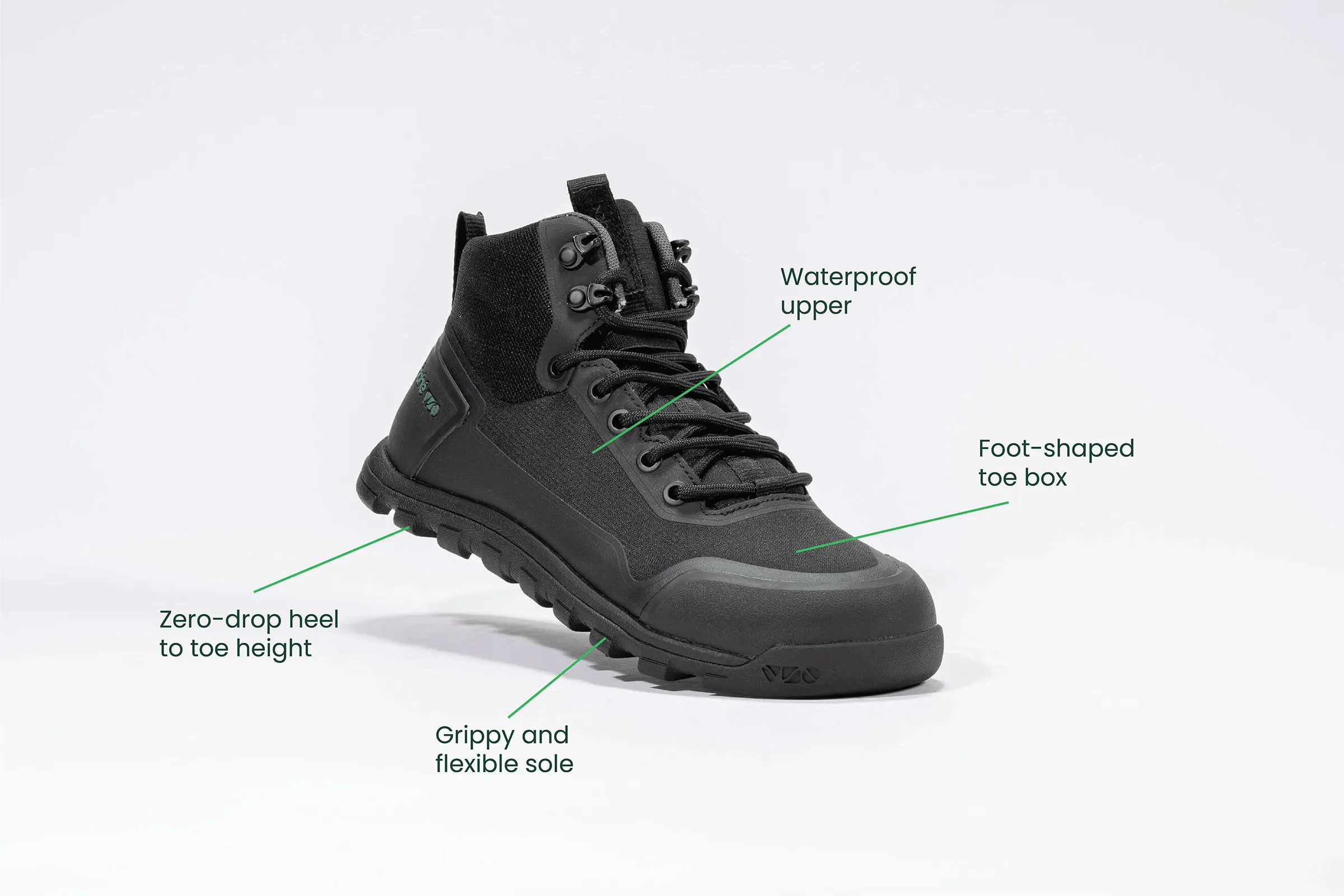 Bottes de randonnée pieds nuls pour femmes Rediscover Grounding | Eclipse