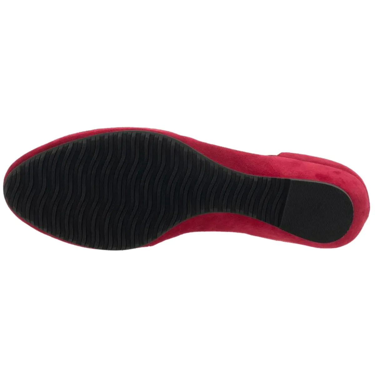 Patsy en daim rouge pour femme