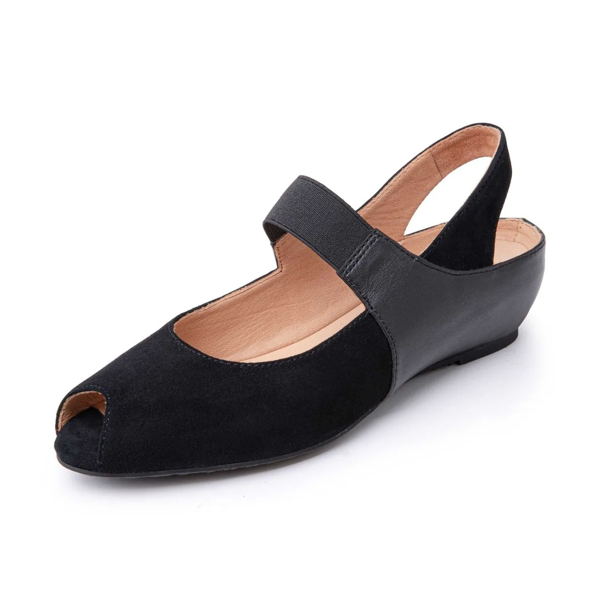 Yes Women's Paula en Suède Noir