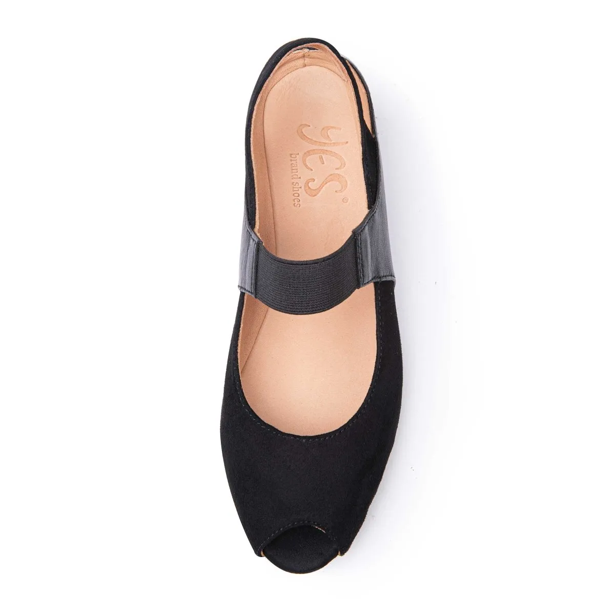 Yes Women's Paula en Suède Noir